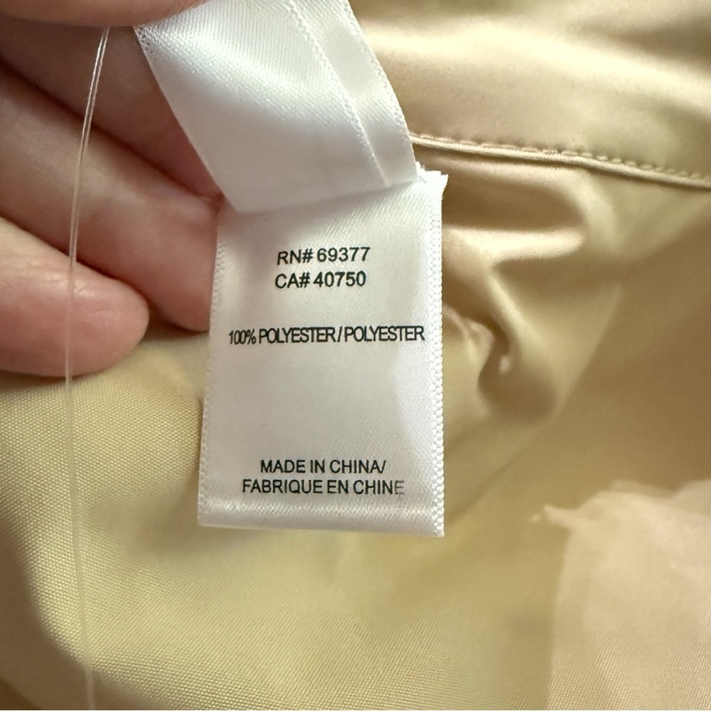 Wynne Layers Beige Trench Coat Jacket – Size L - Picture 6 of 7
